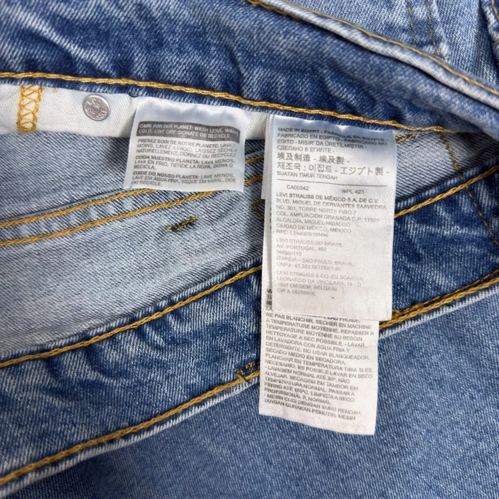 Levi's‎ 550 Relaxed Fit Jeans Tapered Leg Blue Denim Medium Wash 40x30